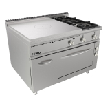 Saro Doorkookplaat Fornuis Elektrische Oven + 2 Branders + Deur LQ - Model LQ / Tpg6le